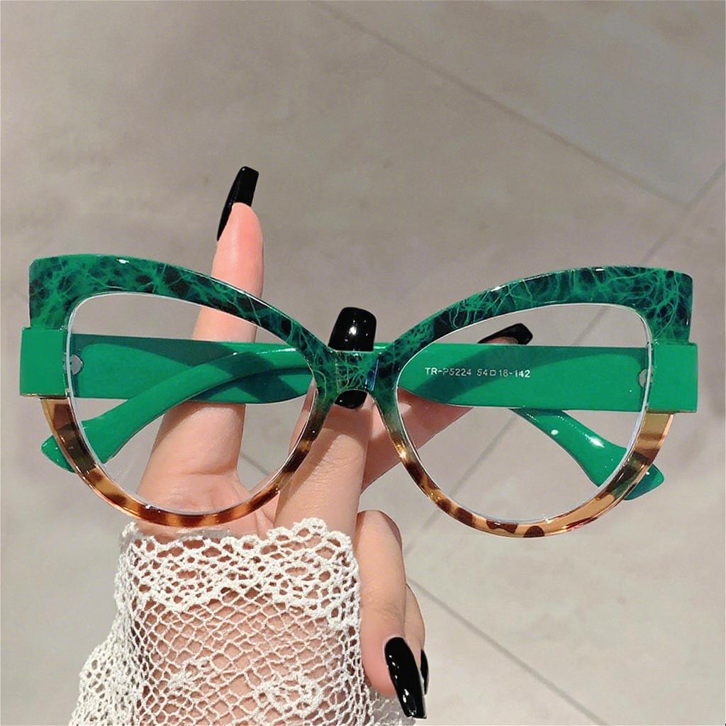 Fashion Cat-Eye Anti-Blue Light Reading Glasses Ladies' Exclusive Sweetheart Style Presbyopia Glasses Diopters 0 To +4.0