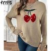 Women's Fashion Casual Fall Winter Long Sleeve O-Neck Sweaters