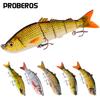 26cm Lure Fish Bait Plastic Biomimetic Hard Bait 177g Large Freshwater Perch Omnibus Bait 6-color Multi Knot Fish Bait