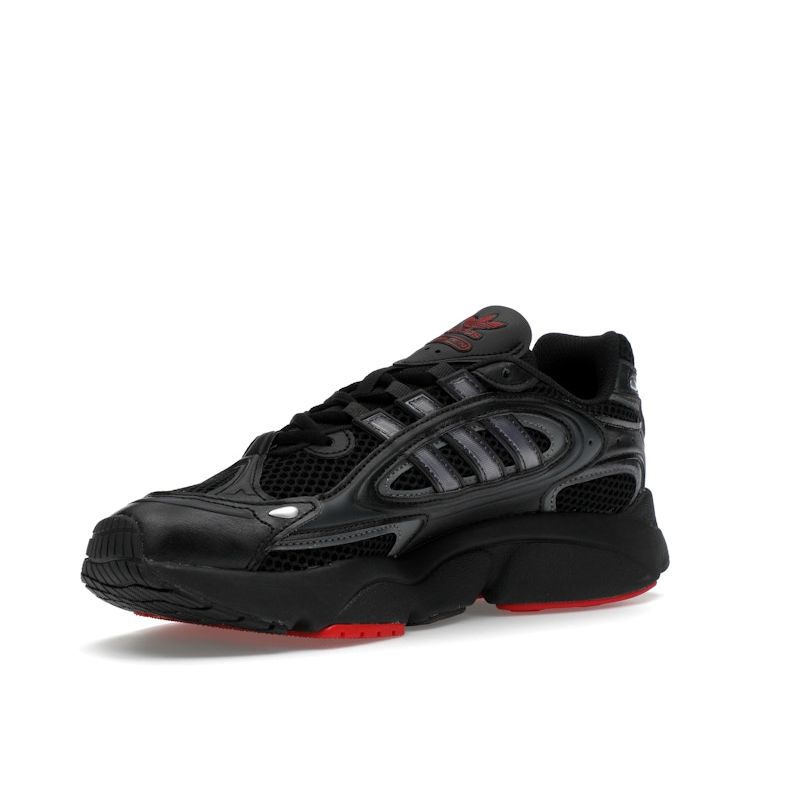Adidas Ozmillen Black Better Scarlet Unisex Sneakers Core-Black Grey-Four ID2895
