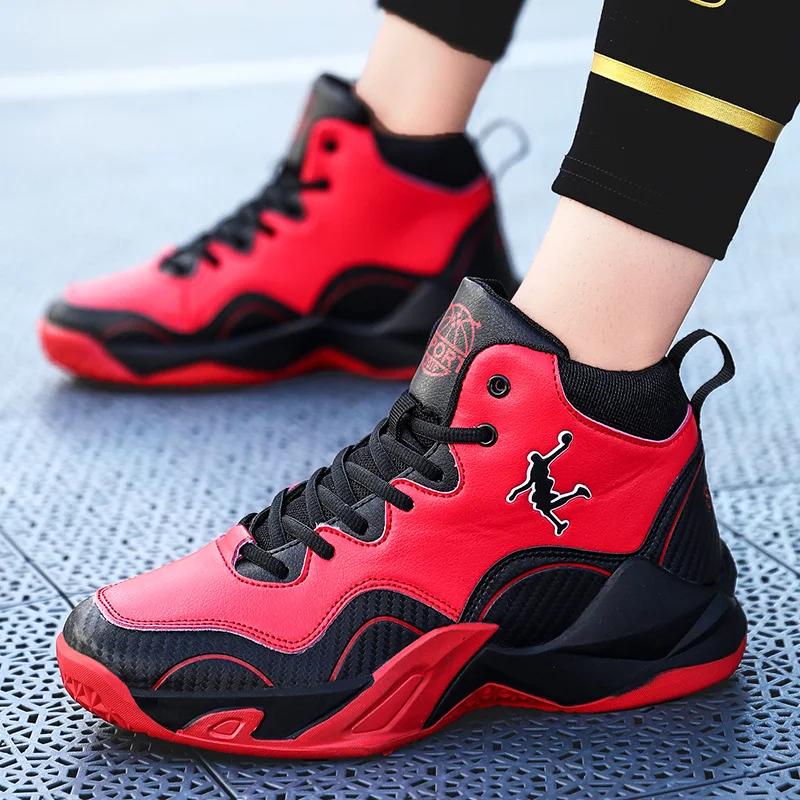 Крутые высококачественные нескользящие баскетбольные кроссовки Tenis Masculino Mens Tennis Мужские кроссовки Sweat-Absorbent Men's Shoes Кроссовки для бега