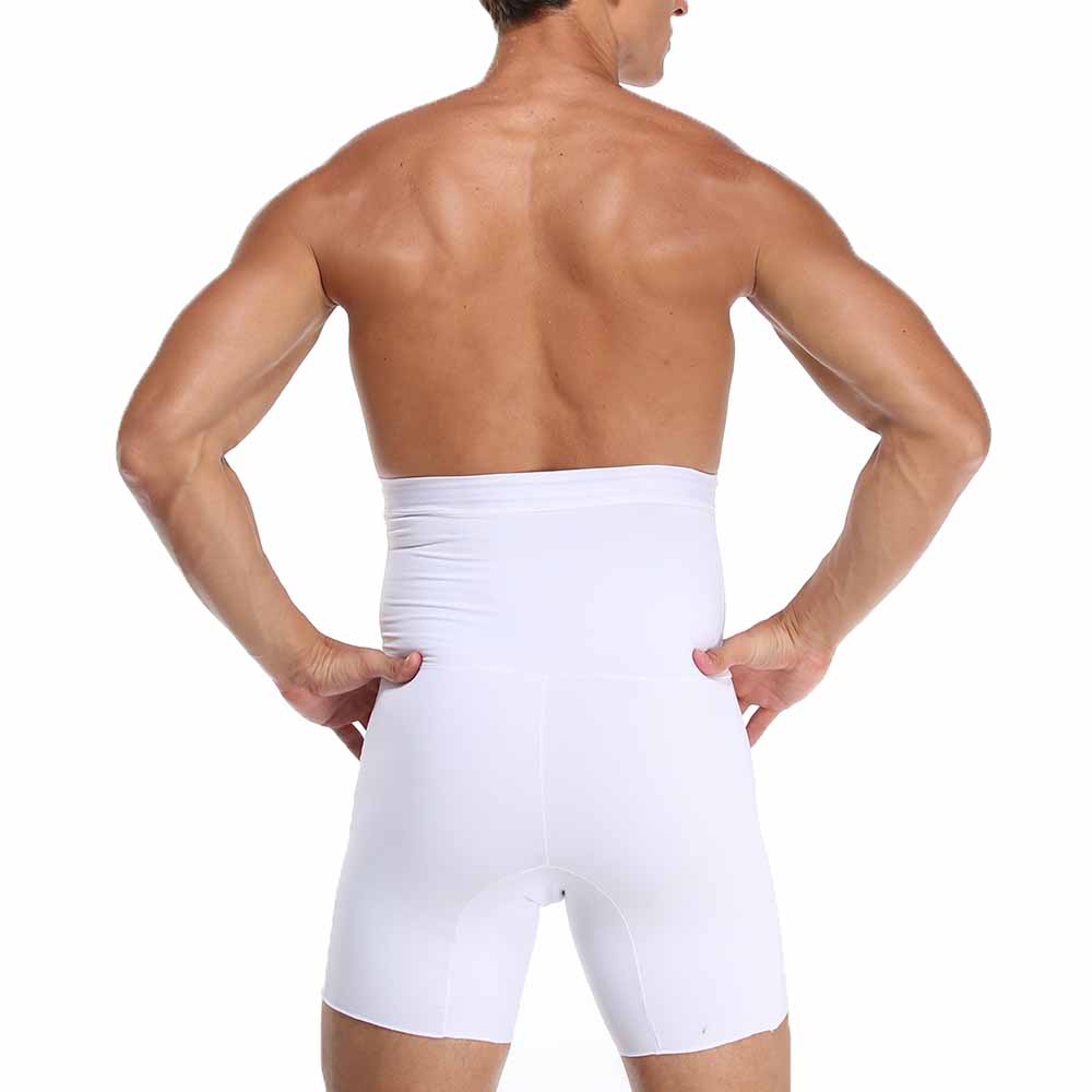 Men Shapewear Tummy Control Slimming Shorts High Waist Training Compression Body Shaper Abdomen Underwear Boxer Briefs