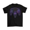 Мужская унисекс хлопковая футболка N64 Controller Neon, взрослые размеры, Марио, ретро, NES, новая