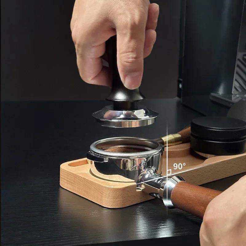 51/53/58 мм деревянная подставка для кофе, держатель портафильтра, подставка для прижима, рычаг распределения эспрессо, держатель фильтра