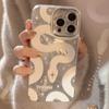 White Python Pattern Phone Case for Apple 17 Promax Lens Film for IPhone 16 Hard 12 Premium 14 Glitter