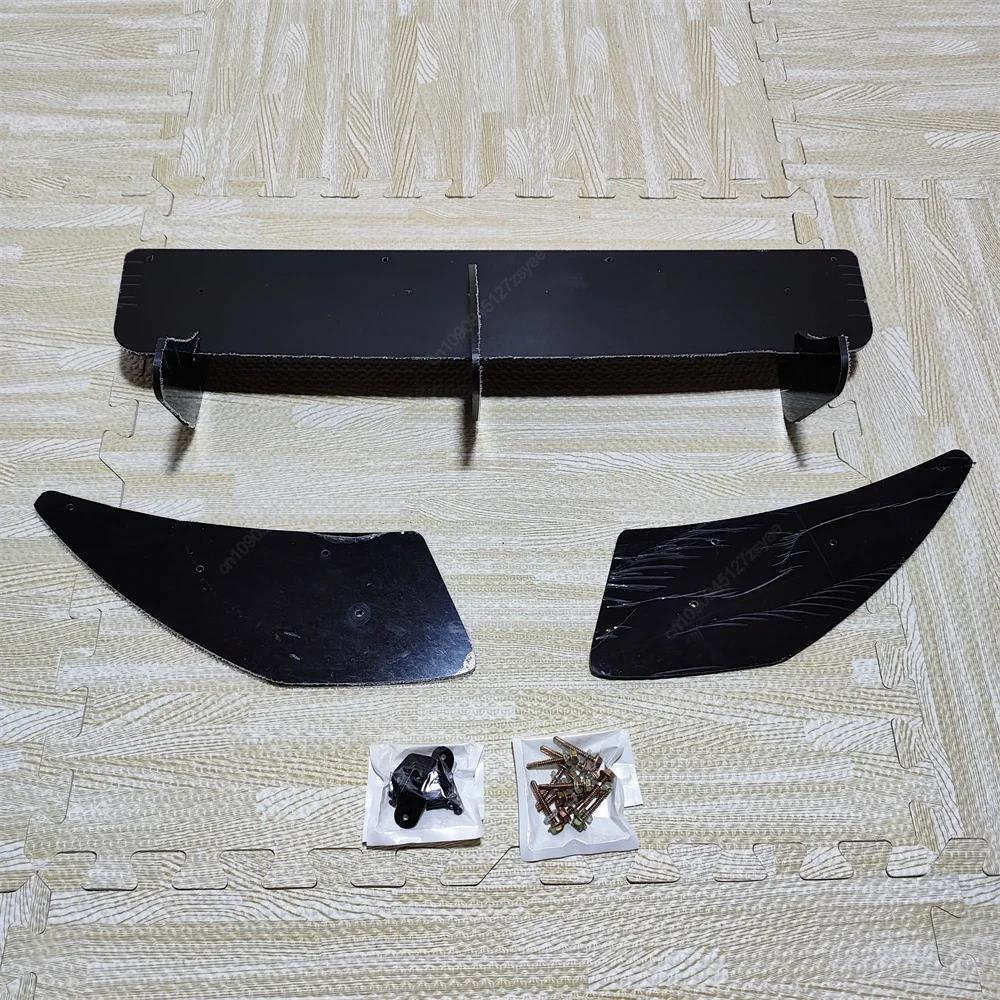 Диффузор заднего бампера автомобиля с 3 плавниками, накладки на задний бампер, боковые сплиттеры для Volkswagen VW Golf 7 MK7 R R-Line 2013-2016, обвесы, тюнинг