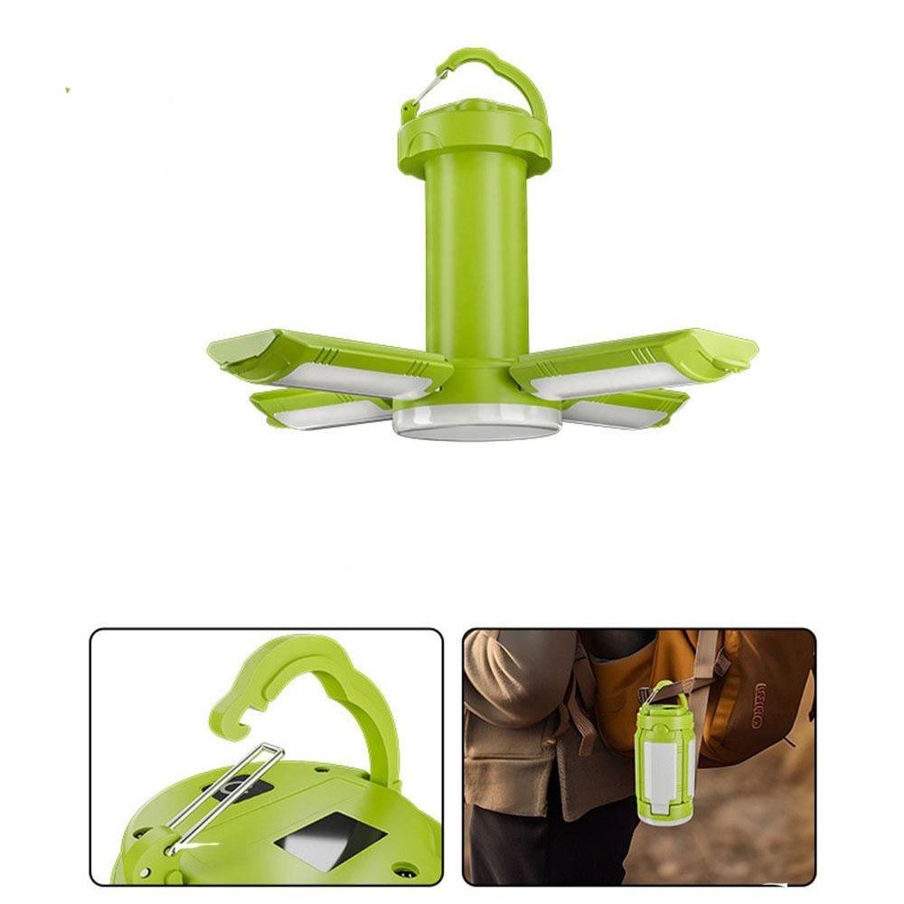 Super Bright Foldable Tent Light Rechargeable Tent Lamp Collapsible Camping Lantern Outdoor