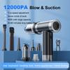 2 в 1 автомобильный пылесос 12000 Па сильная сила всасывания мощный воздуходув Type-C перезаряжаемый для очистки клавиатуры автомобиля дома