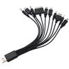 Multi Pin Cable Charger Usb Adapter Cable Data Wire Cord 10 In 1 Multifunction Usb Data Transfer Cable Universal