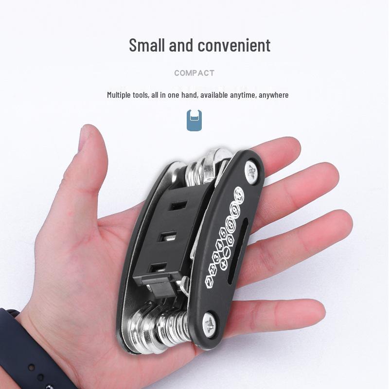 16-in-1 Multifunctional Folding Bike Repair Tool