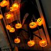 Small Pumpkin String Lights Halloween Carnival Pumpkin Lantern String Bar Decorations Pumpkin Lantern Glowing Small String Light