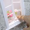 1Set Wooden Window Frame Model 1/12 Dollhouse Mini Furniture Decoration Toy Dolls House Micro Scene Construction Props