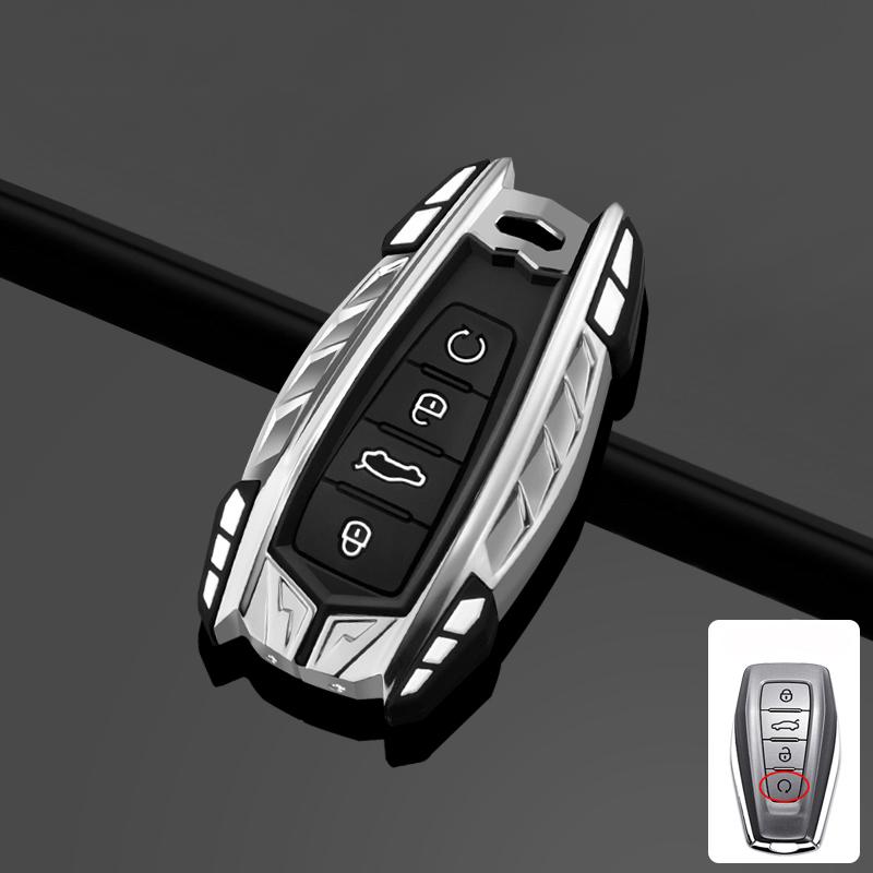 Чехол-брелок из цинкового сплава для автомобильного ключа Geely Okavango Coolray Atlas Monjaro Tugella Emgrand GT S Proton X50 X70 Держатель для пульта