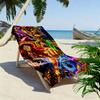 Pirates Anime Art Print Beach Towel, Large Soft Quick Dry Towel for Beach Camping Swimming