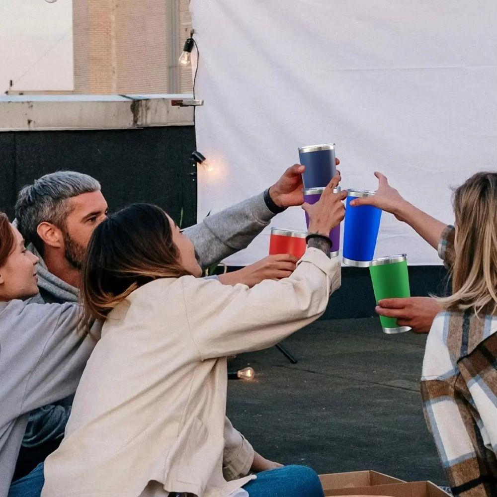 20oz Car Thermos Cup with Lid Tumbler Thermal Mug Coffee Cup Insulation Water Bottle Drinkware