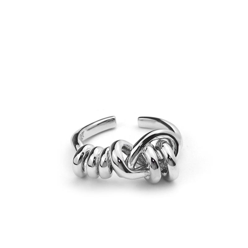 Xiaomi High Quality 925 Sterling Silver interwave Ring Classic Round Finger Ring Women Wedding Engagement Jewelry Gift