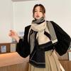 Warm Shawl Women Scarf Luxury Cashmere Winter Blanket Wraps Casual Horse Print Travel Poncho Stoles