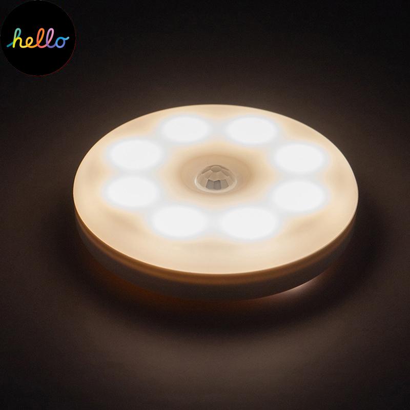 Durable Led Motion Sensor Night Light Wireless Energy-Saving Body Induction Lamp