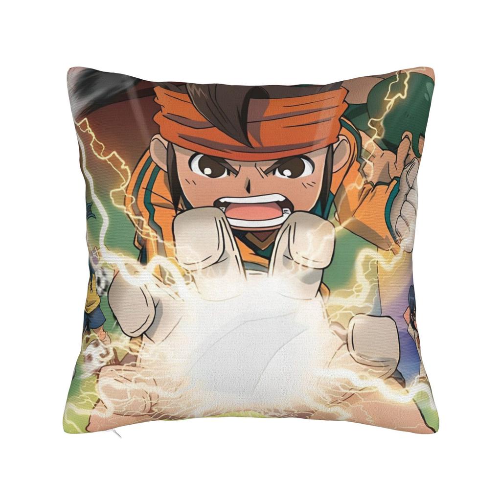 Inazuma Eleven Anime Game Pillowcase Soft Polyester Cushion Cover Gift RPG Cartoon Throw Pillow Case Cover Sofa Square
