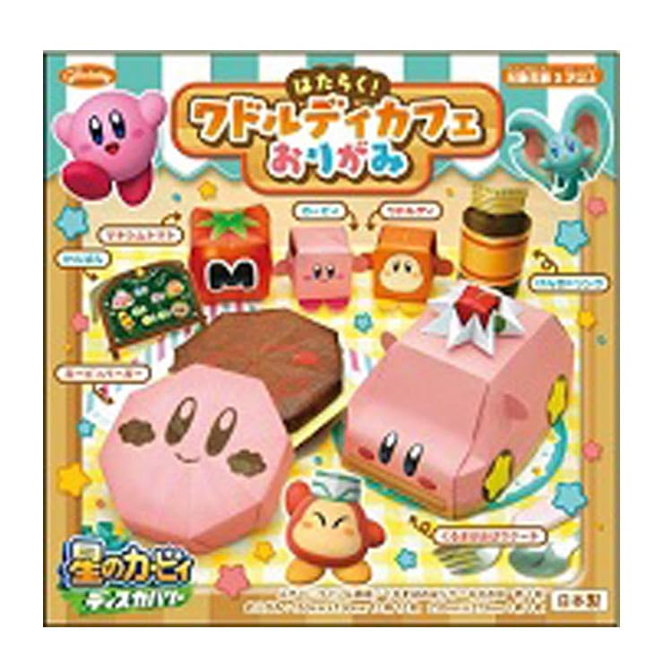Showa Note Kirby Waddle Dee Cafe BIG size 15cm x 15cm 12 12 sheets 237333 Origami Working! (Includes origami) size, designs,