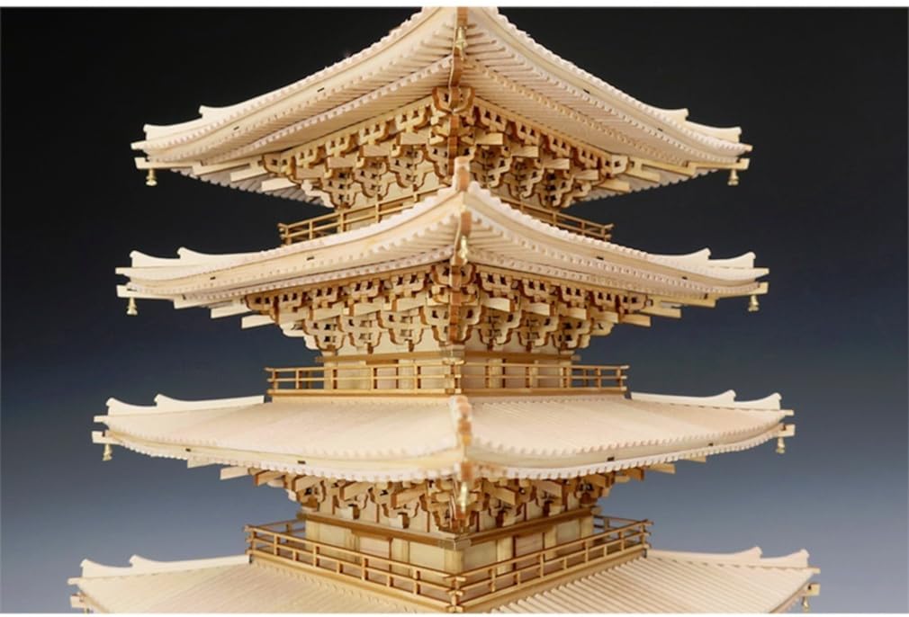 Woody Joe 1/75 Scale Daigoji Temple Five-Story Pagoda Wooden Model Assembly Kit (Building)