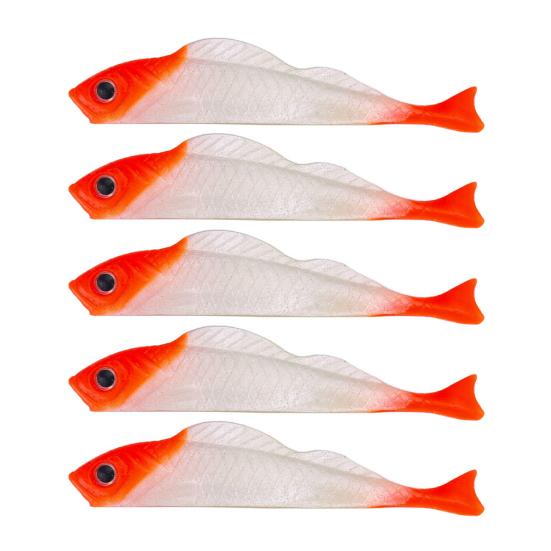 5 шт. мягкая приманка 2,7 г/7 см 3D имитация рыбьих глаз мягкая рыболовная приманка с червями маленькая мини натуральная приманка для плавания