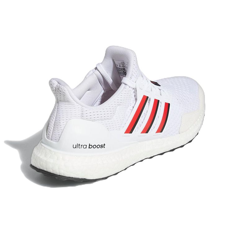 NCAA X Adidas UltraBoost 1.0 Nebraska Cornhuskers Unisex Sneakers White Cloud-White Scarlet HQ5873