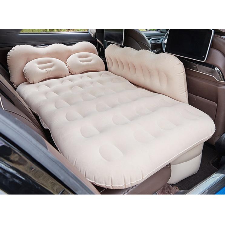 Car Travel Bed Air Inflatable Mattress Camping Sofa Automotive Rear Seat Rest Beds Inflable Sleeping Flocking Cushion