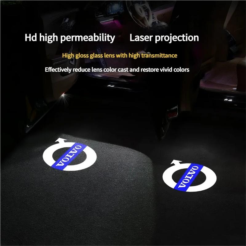 Door Logo LED Light Laser Lighting Projection Welcome Light Suitable For Volvo XC40 XC90 V40 V90 V60 XC60 S80 S60 S90 V90 S80L