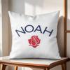 Luxury Brand NNOAH Cushion Cover Natural Linen Organic Fabric DoubleSided Printing Couch Pillow Covers Home Decor