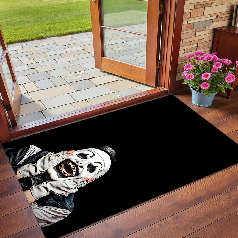 Crystal Velvet Rug Soft Non Slip Indoor Floor Mat Home DecorTerrifier Art the Clown