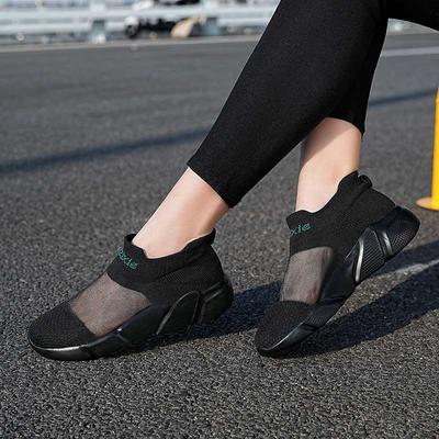 Удобная женская обувь, женская спортивная обувь, кроссовки на платформе Chaussure, легкая повседневная обувь больших размеров