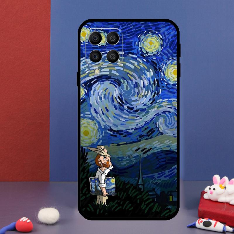 Ван Гог Звездная ночь Для Samsung Galaxy M12 M13 M33 M23 M53 M15 M55 M31 M51 M14 M34 M54 M20 M32 M52 Чехол для телефона