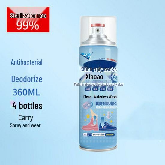 Спрей-нейтрализатор запаха для обуви и обувного шкафа - Нейтрализует неприятные запахи в обуви, носках, кроссовках и шкафах.