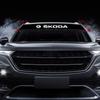 1Pcs Car Windshield Sticker Fashion Sport Decals Decoration Sticker For Skoda Octavia Enyaq Rapid Karoq Derivati Fabia Kodiaq Kamiq Superb Yeti