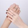 2Pcs Valentine s Day Anxiety Rings for Women Beaded Ring Adjustable Band Rings Rotator Ring Luck   Jewelry Gift
