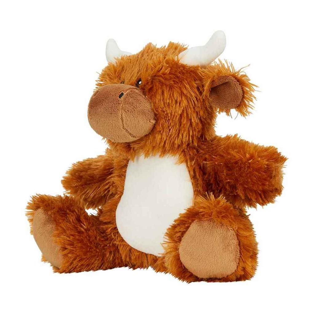 Mumbles Zippie Highland Cow Plush Toy