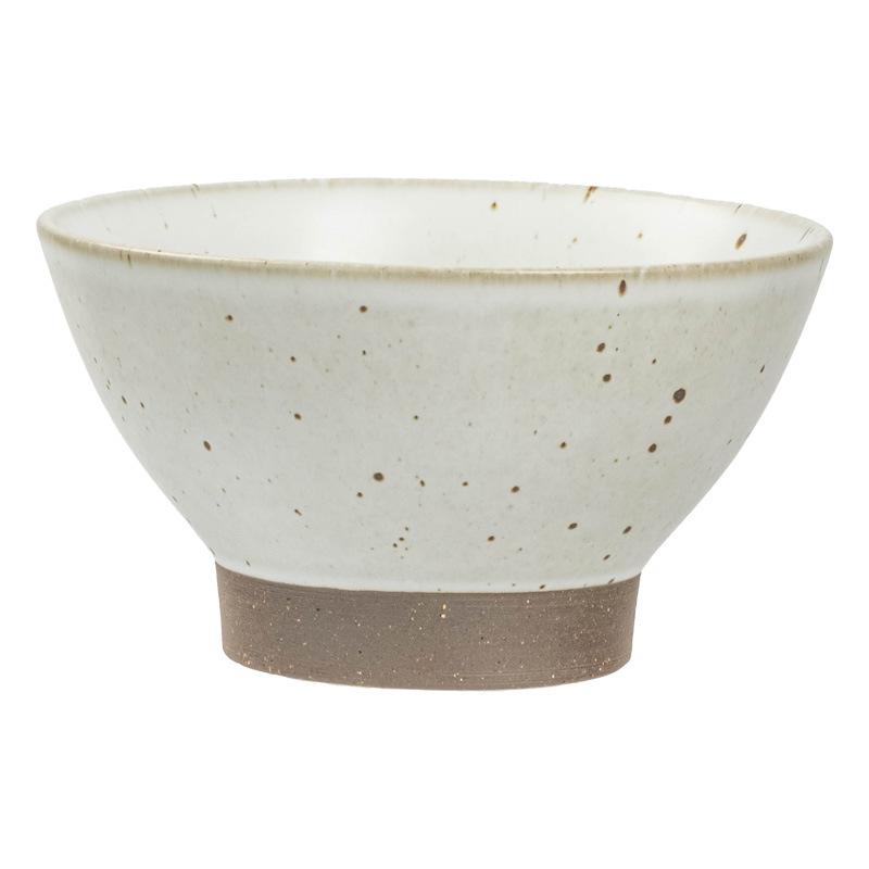 Retro Coarse Pottery Hat Bowl Household Noodle Bowl Soup Bowl Tall Bowl Japanese Tableware Bowl Ceramic Bowl Vegetable Bowl Deep Bowl