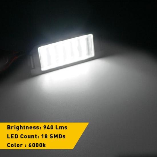 18-SMD LED License Plate Light Kit For Sonata Hyundai Elantra Kia Veloster, K5