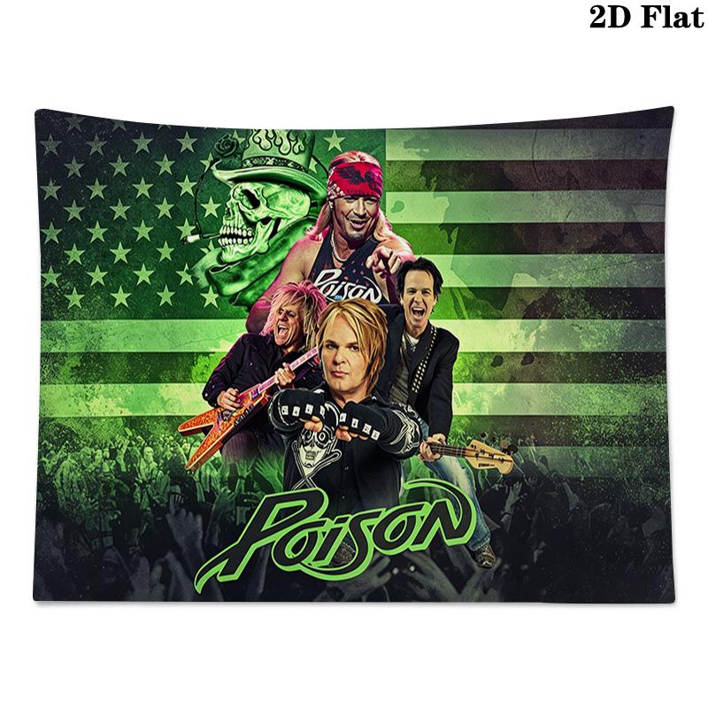 Poison Wall Tapestry Aesthetic Wall Hanging Printed Fabric Blanket Decorative Tapestries for Bedroom Living Room Home Decor