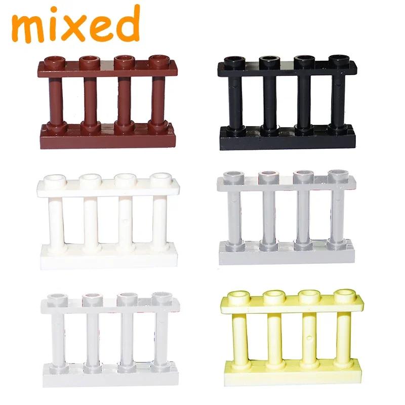 Аксессуары для Города Строительных Блоков Деталь MOC Забор Перила Лестничная Ограда Лестница Ограждающий Брус Замок Сад Ферма Военный Собираемый Кирпич