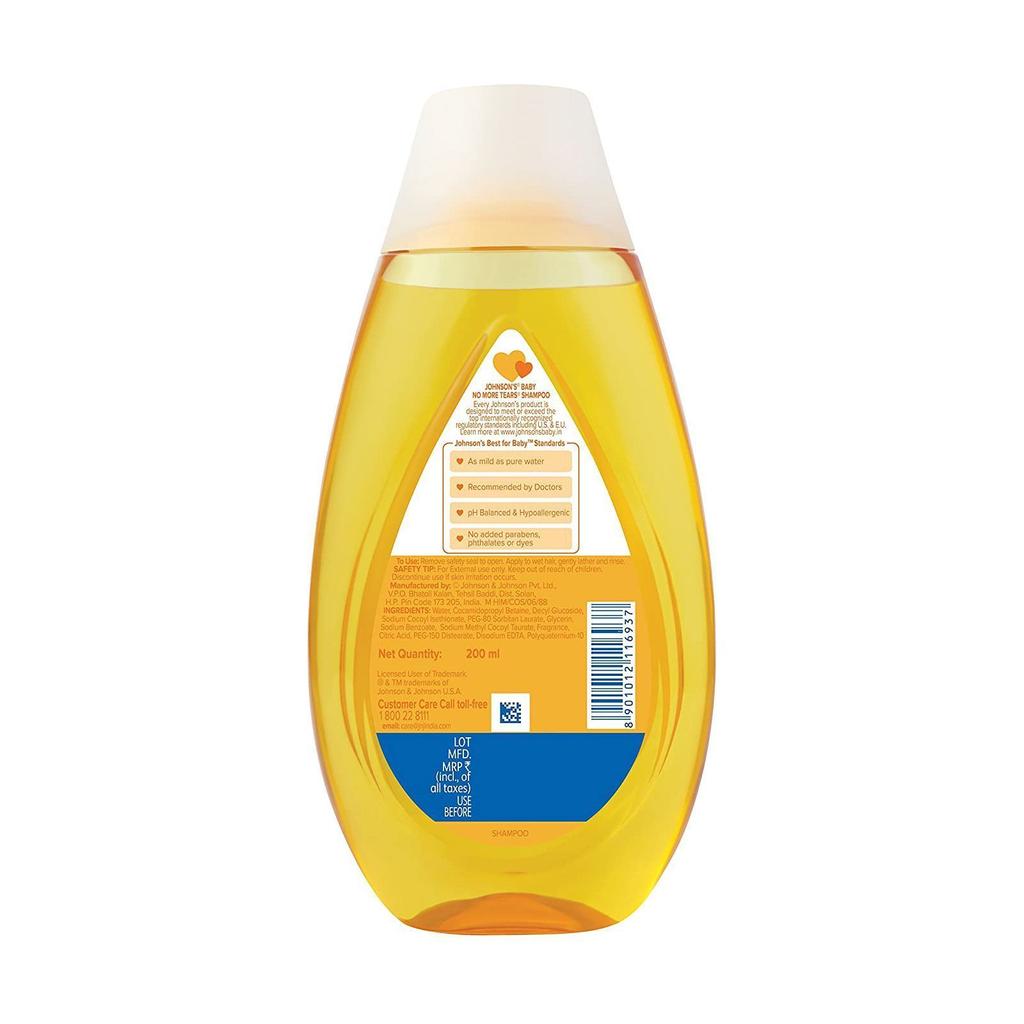 Детский шампунь Нет больше слез (200 мл), Baby Shampoo No More Tears,  Johnson’s Baby