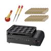 Iwatani Flame Tako 2 Takoyaki Machine, набор из 4 предметов, машина для такояки, масляный инструмент для вытягивания масла, пластина-лодка, черный цвет CB-ETK-2 & & &