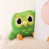 Зеленая плюшевая игрушка Duolingo Owl Duo Plushie Of Duo The Owl Cartoon Anime Owl Doll Soft Animal Toy Children Birthday Gift