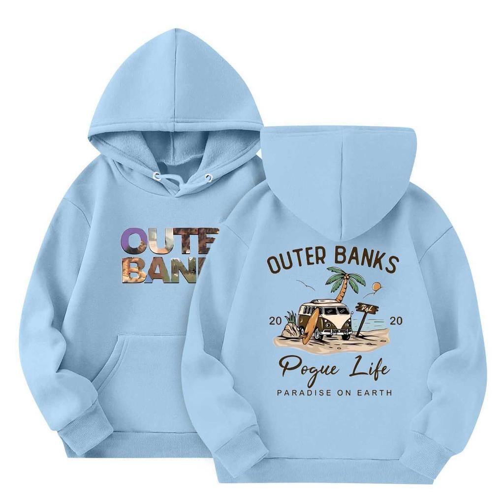 Children's Hoodie Boys And Girls Fashion Printed Long-sleeved Hoodie