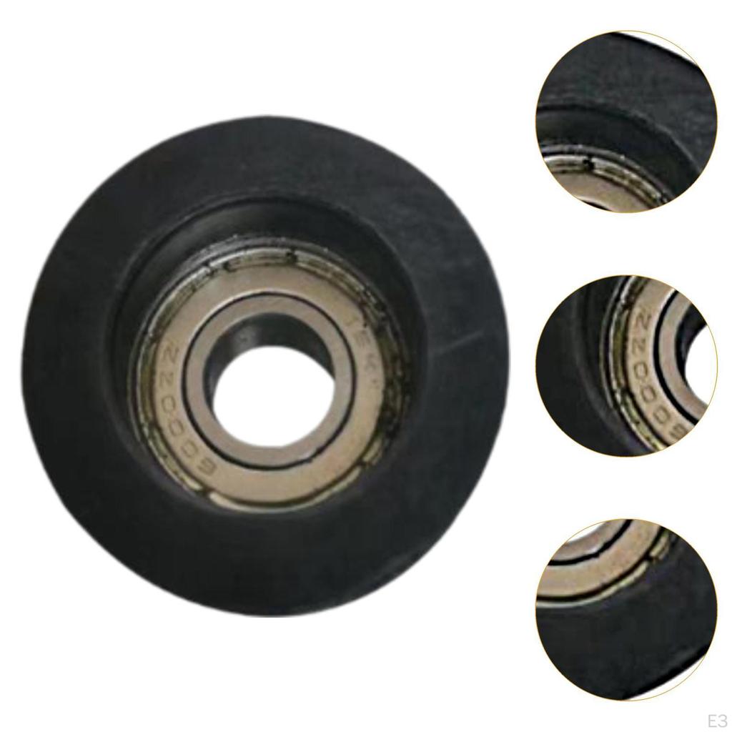 Нейлоновый одинарный подшипник серии 6000, ременной шкив, аксессуары, запасные части для ремонта, универсальная замена для