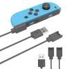 USB-кабель для зарядки контроллера Joycon 2,5 м Портативный зарядный кабель Дорожные зарядные кабели для зарядки контроллера Switch
