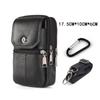 Men's Leather Phone Bag Multifunctional Messenger Bag Outdoor Work Belt Phone Case Waterproof