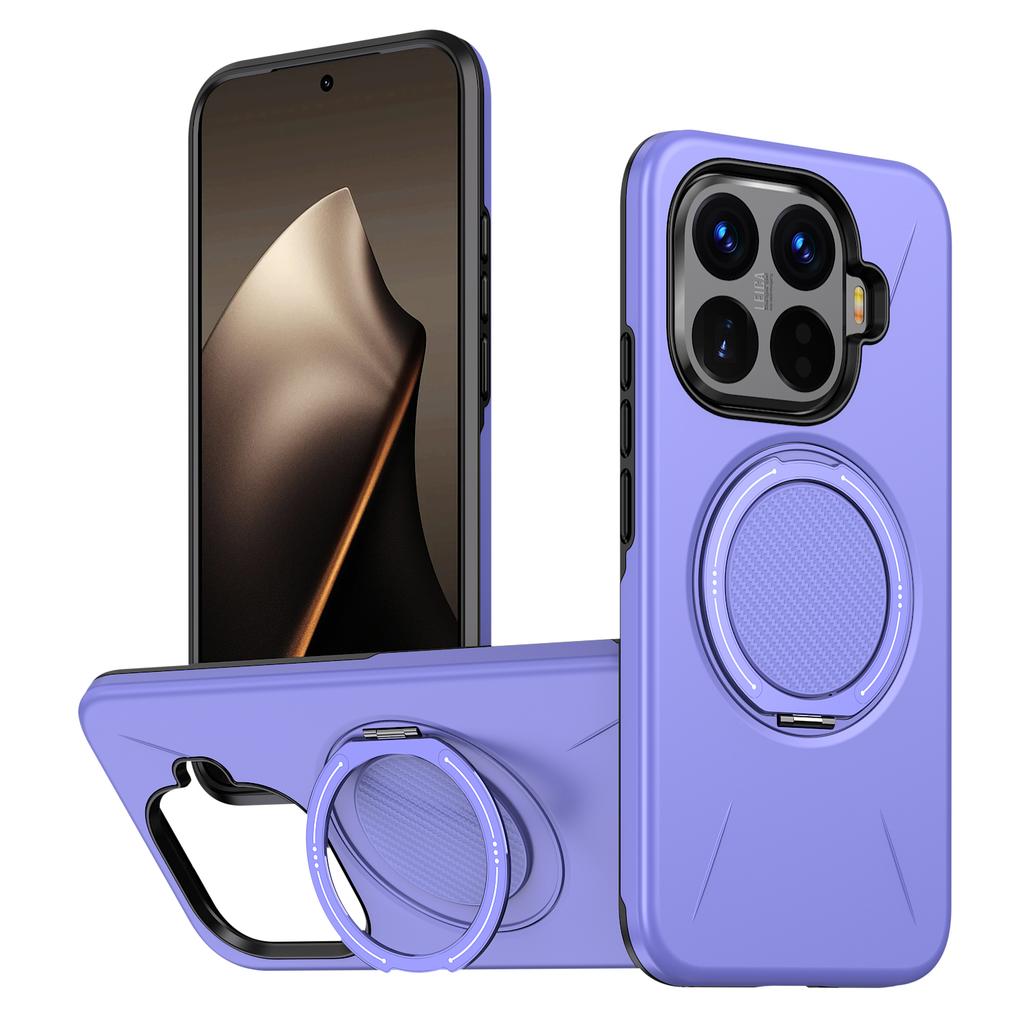 Противоударный чехол-броня для Xiaomi 15T Pro, магнитный металлический кольцо-подставка, вращающийся на 360°, чехол для Xiaomi 14T Pro 17 Pro Max