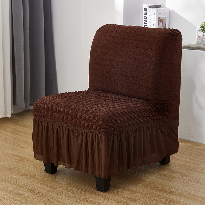 Elastic Cationic Thickened Fat Chair Cover Without Armrests Hotel Restaurant Coffee Shop Chair Chair Cover